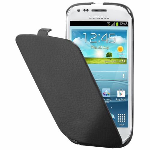 Modelabs Etui Coque pour Samsung Galaxy S3 Mini i8190 Noir Coque et etui telephone mobile Achat prix fnac